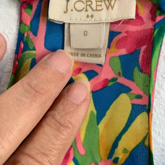 J.Crew tropical print tank‎ top. Women’s size 0 ((284) - Picture 10 of 13